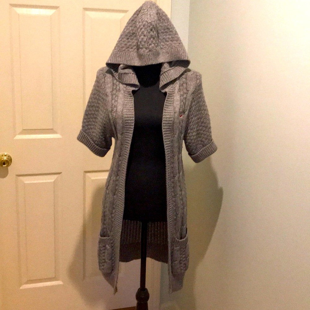Hollister open knit cardigan 🧶 EUC
